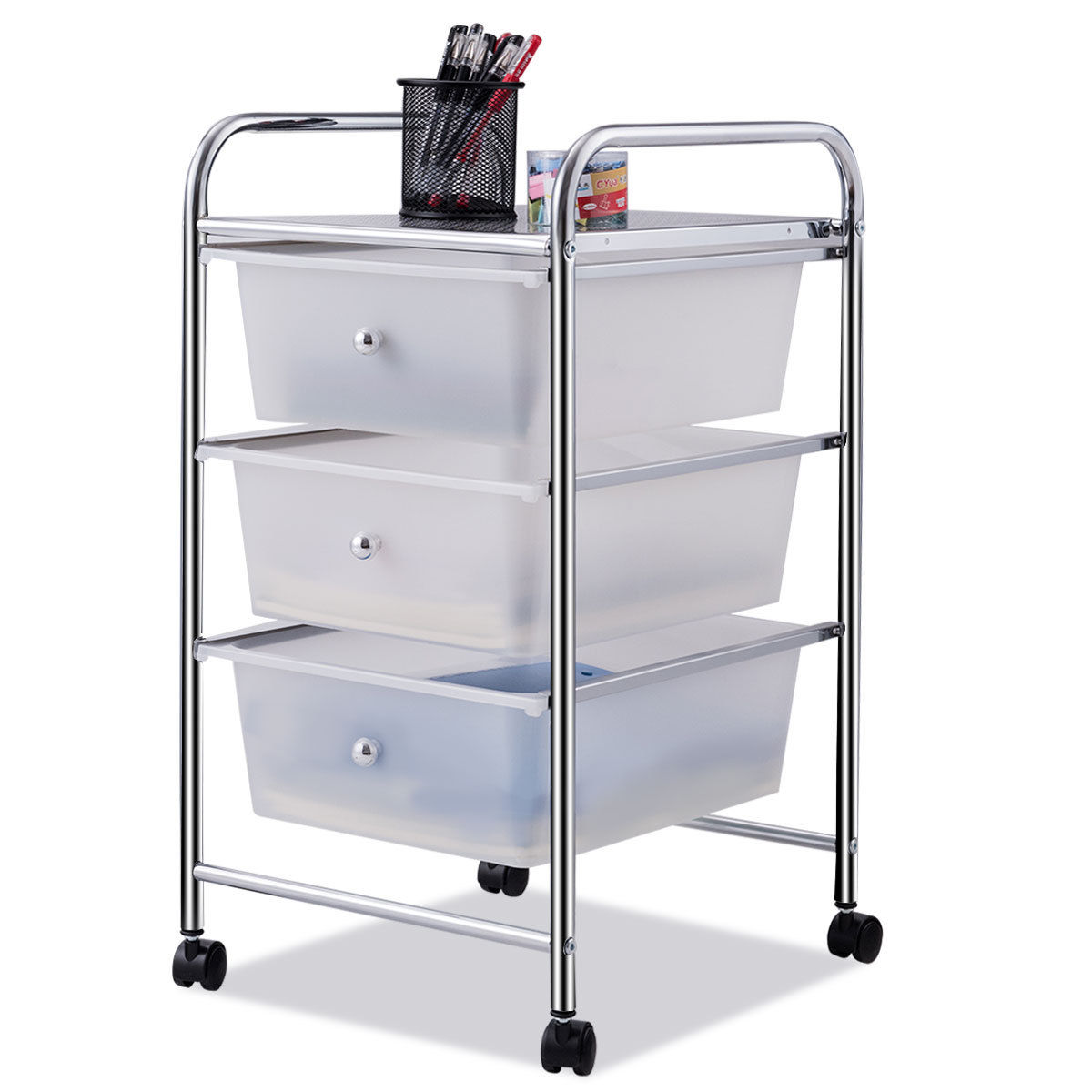 10 Drawer Rolling Cart by Simply Tidy in Rainbow | 13 x 15.33 x 38 | Michaels