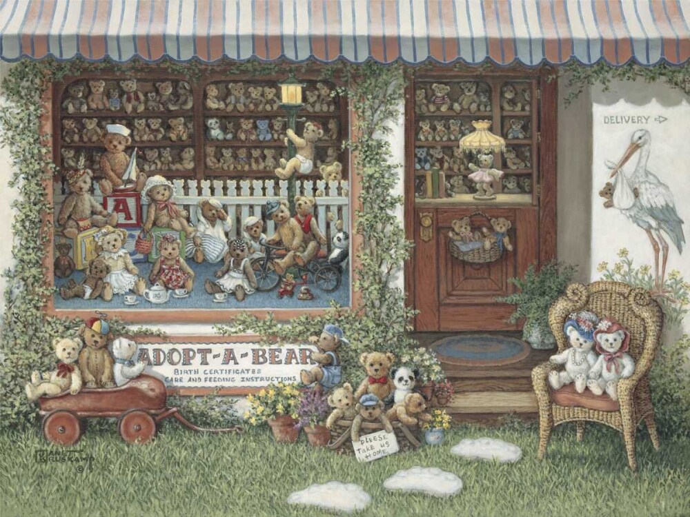 Adopt-A-Bear Poster Print by Janet Kruskamp - Item # VARPDX16830