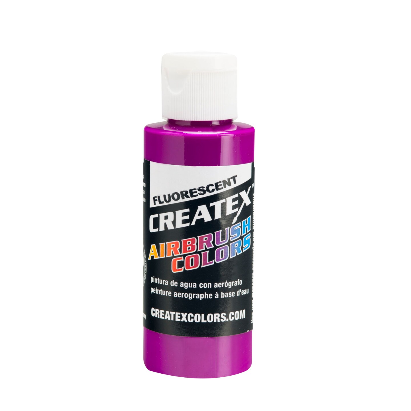Createx Airbrush Color, Fluorescent, 2 oz., Violet
