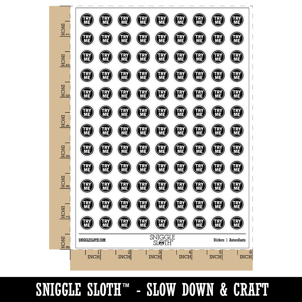Try Me Sample 200+ 0.50&#x22; Round Stickers