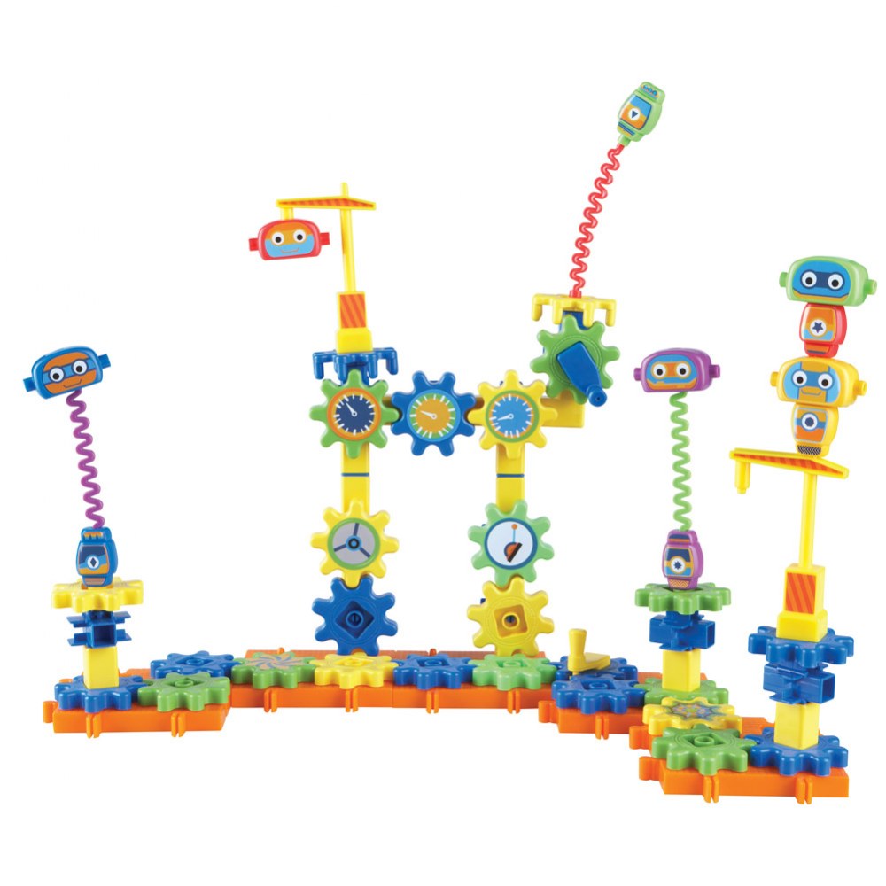 Learning Resources Gears! Gears! Gears! Robot Factory STEM Set - Set of 79