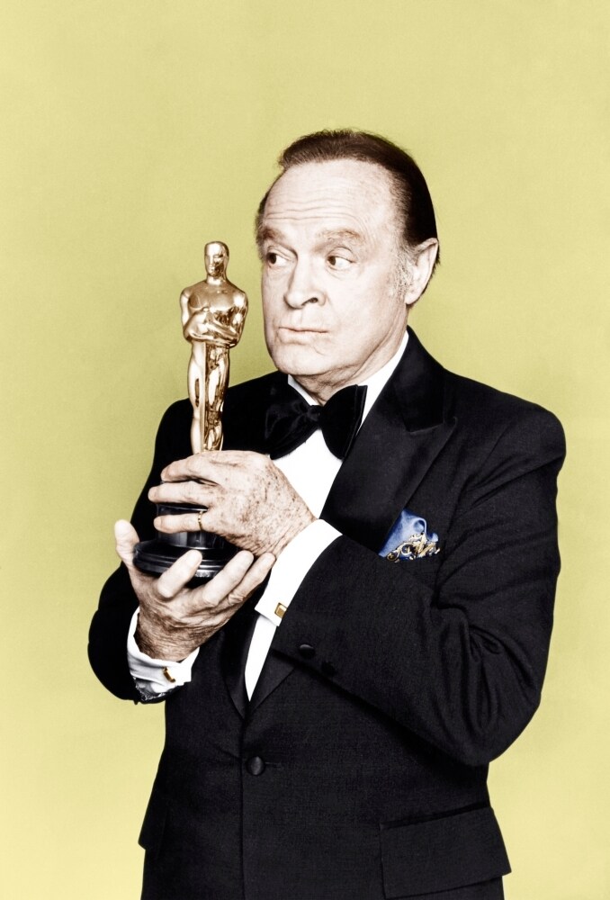 Posterazzi Bob Hope Holds An Oscar Statuette Ca. 1970S Photo Print