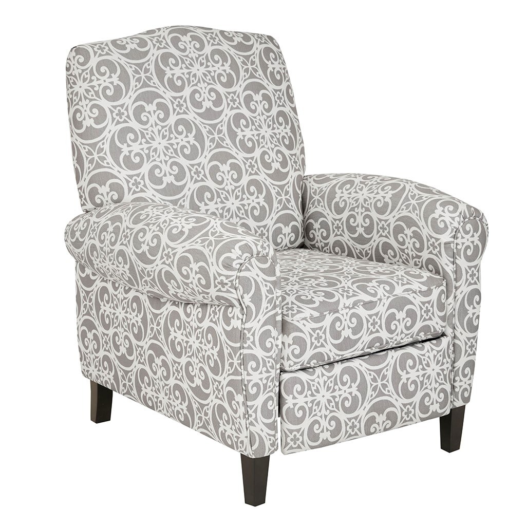 Gracie Mills Liah Effortless Relaxation Push Back Recliner - Grace-9951