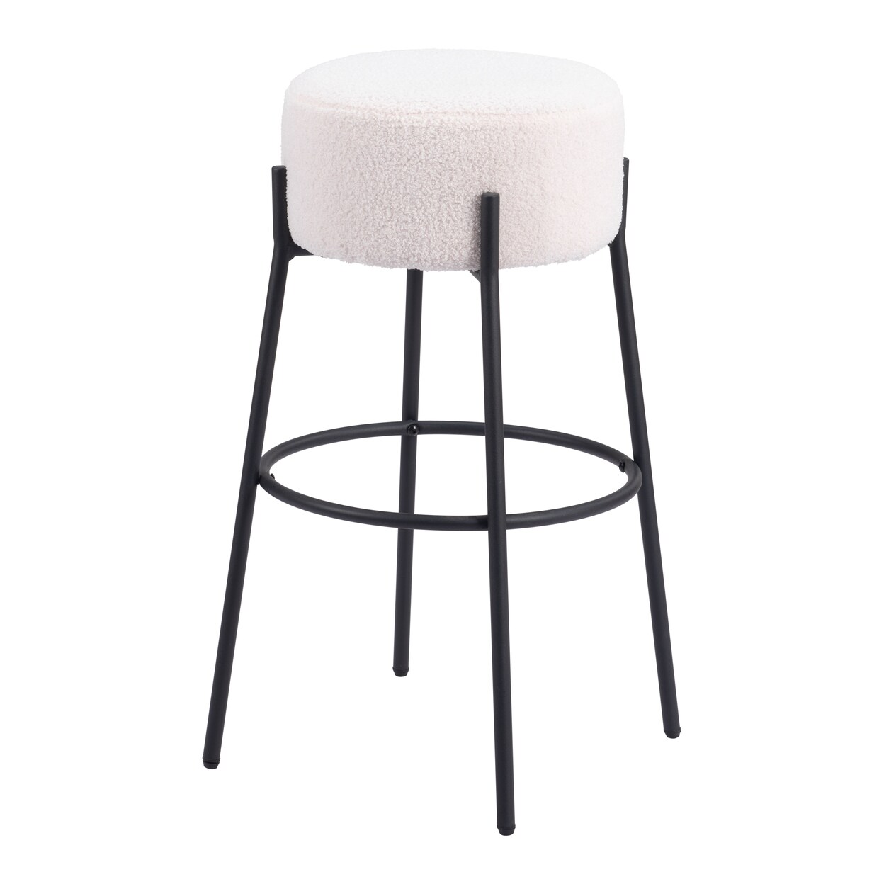 Zuo Modern Contemporary Inc. Blanche Barstool (Set of 2) Ivory