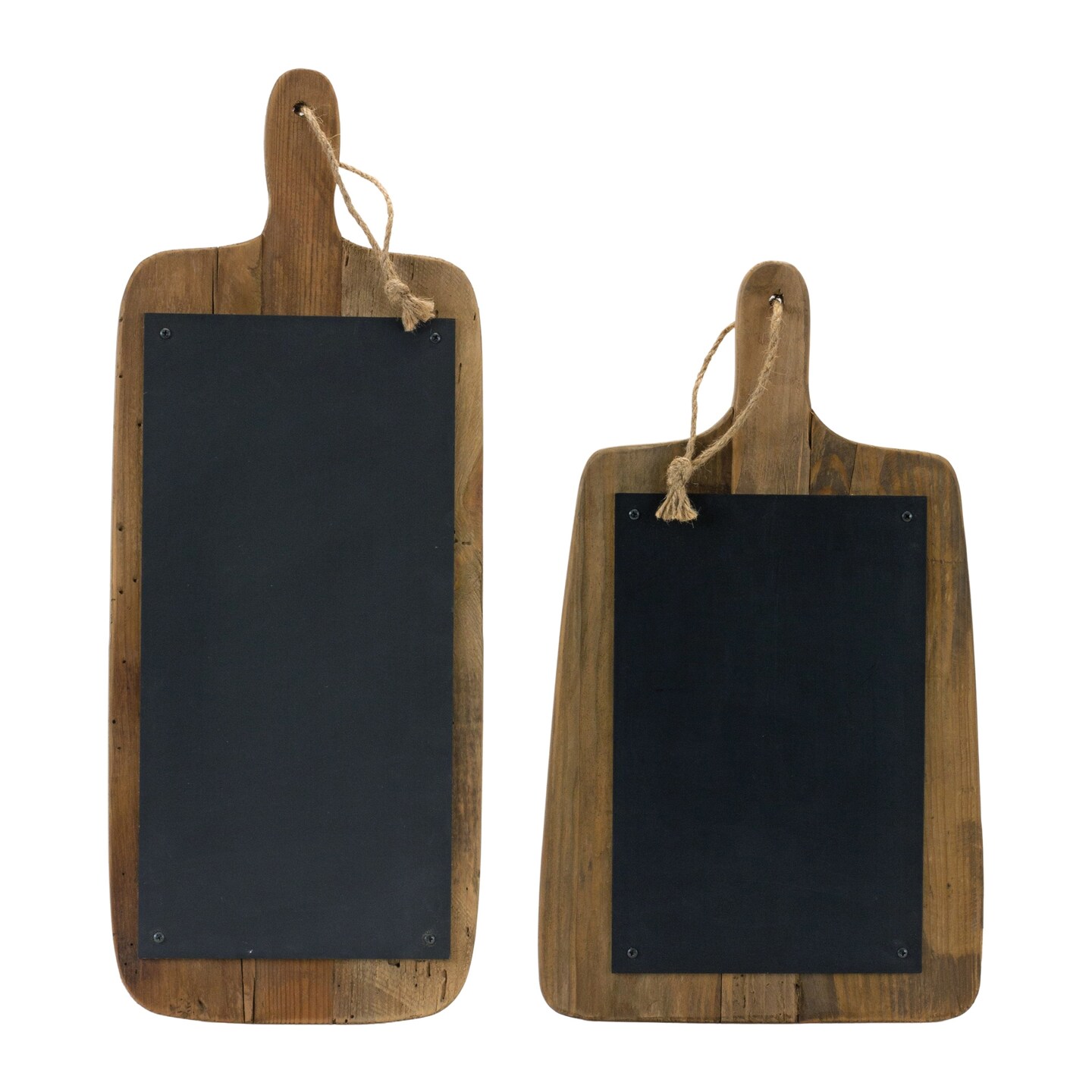 Melrose Wooden Memo Cutting Boards - 23.5&#x22; - Brown and Black - Set of 2