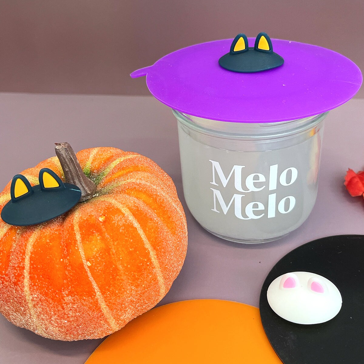 Wrapables® Silicone Cup Lids, Anti-Dust Airtight Mug Covers for Hot and Cold Beverages (Set of 6)