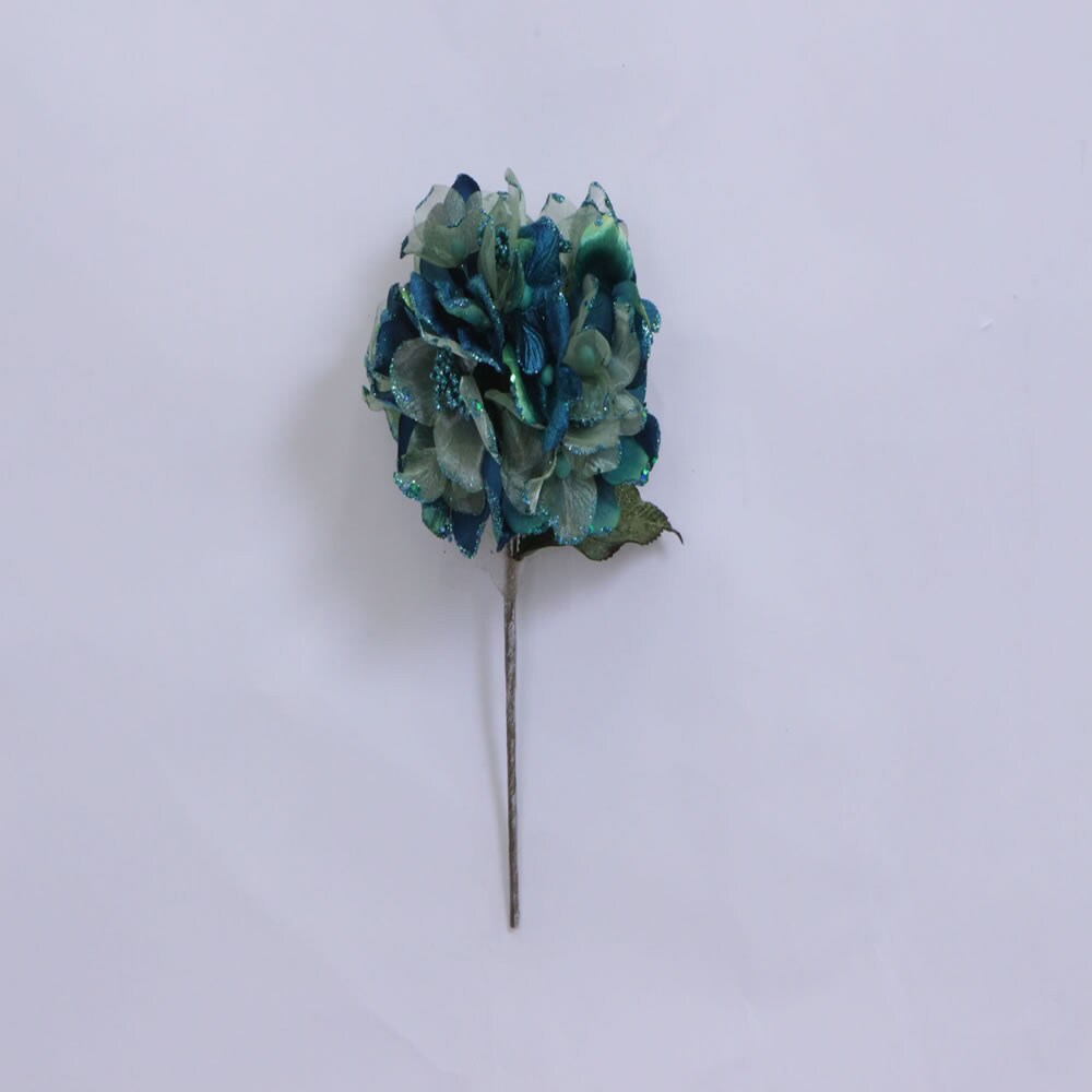 29&#x22; Peacock Velvet Hydrangea 7&#x22; Flower
