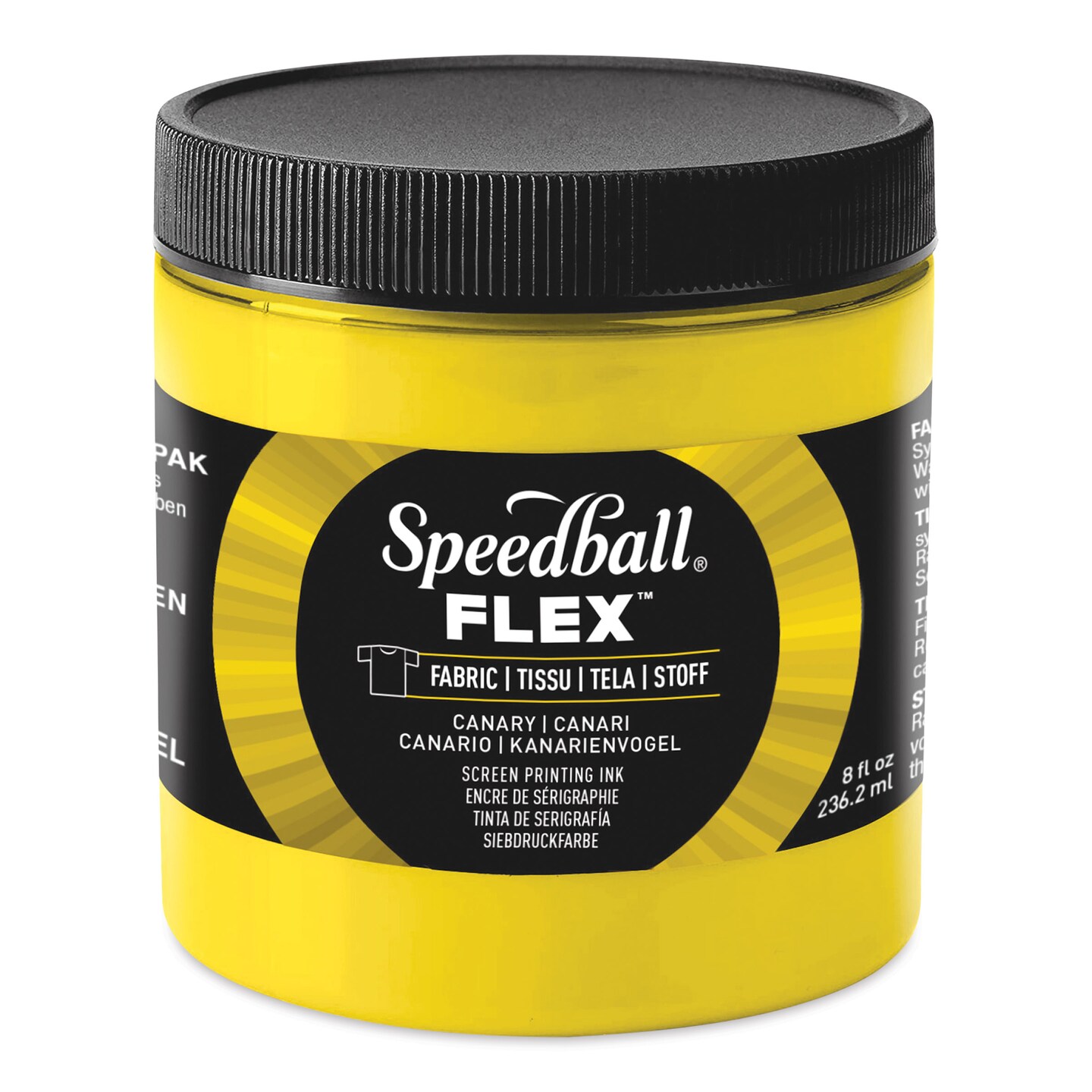Speedball Flex Screen Printing Fabric Ink - Canary, 8 oz