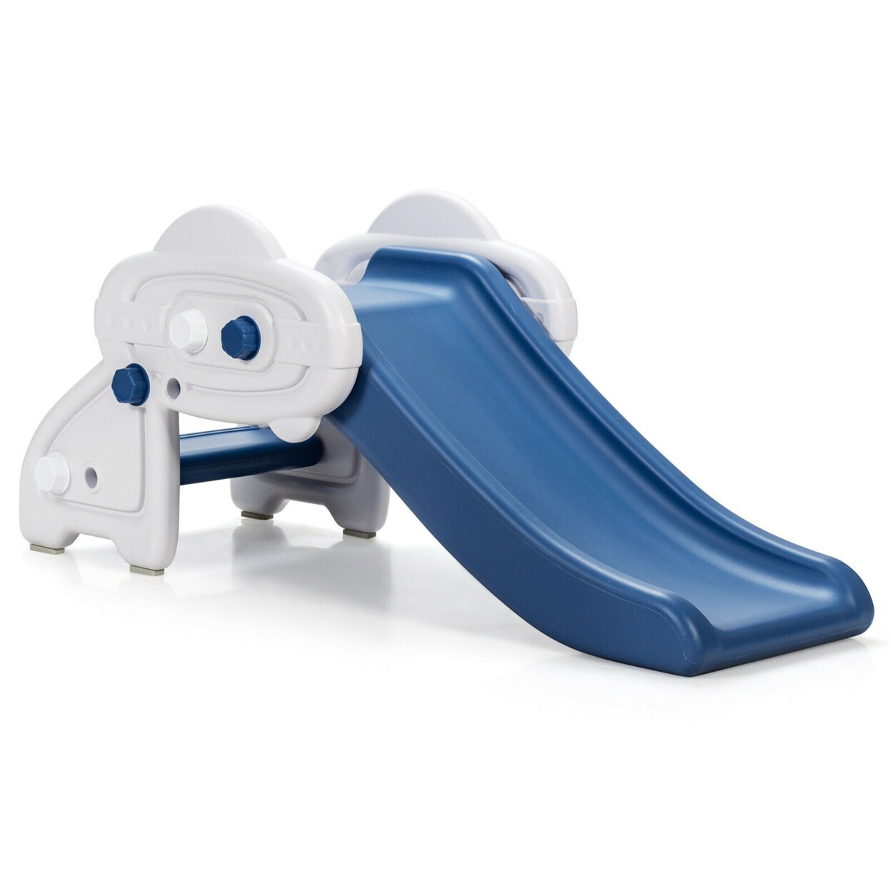 Baby Slide Indoor First Play Climber Slide Set For Boys Girls Blue/Gray