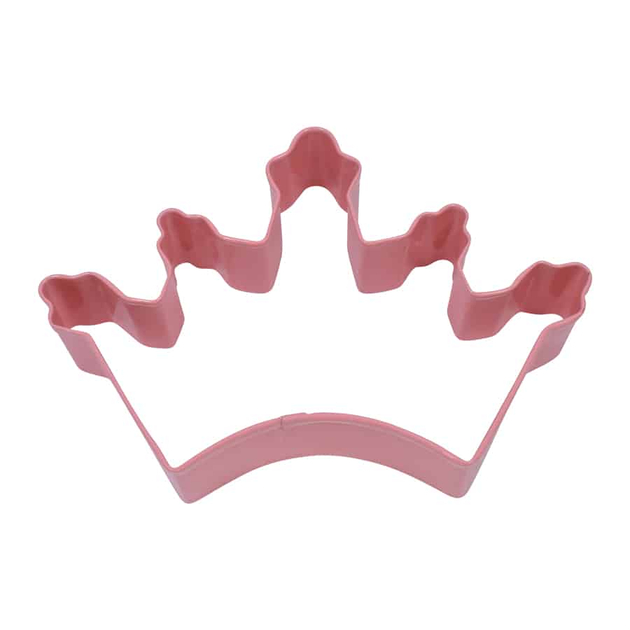Crown Cookie Cutter (Pink, 5&#x22;)