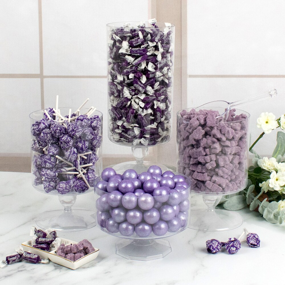 Value Size Candy Buffet - 775pcs (7.3 lbs) - Pink, Light Blue, Green, Red & Purple & More