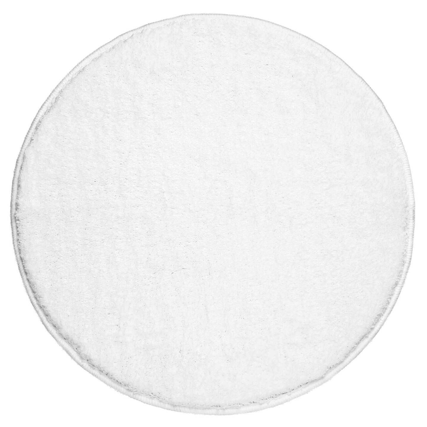 mDesign Microfiber Accent Rug Mat/Runner, 24&#x22; Diameter
