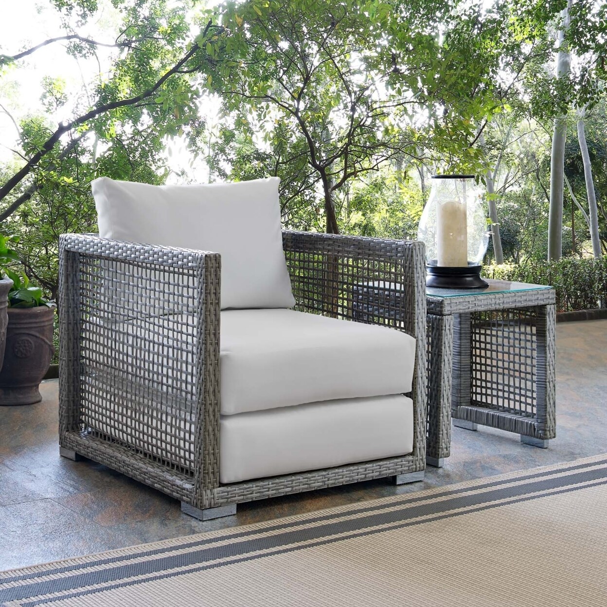 Modway Aura Rattan Outdoor Patio Armchair EEI 2918 Michaels