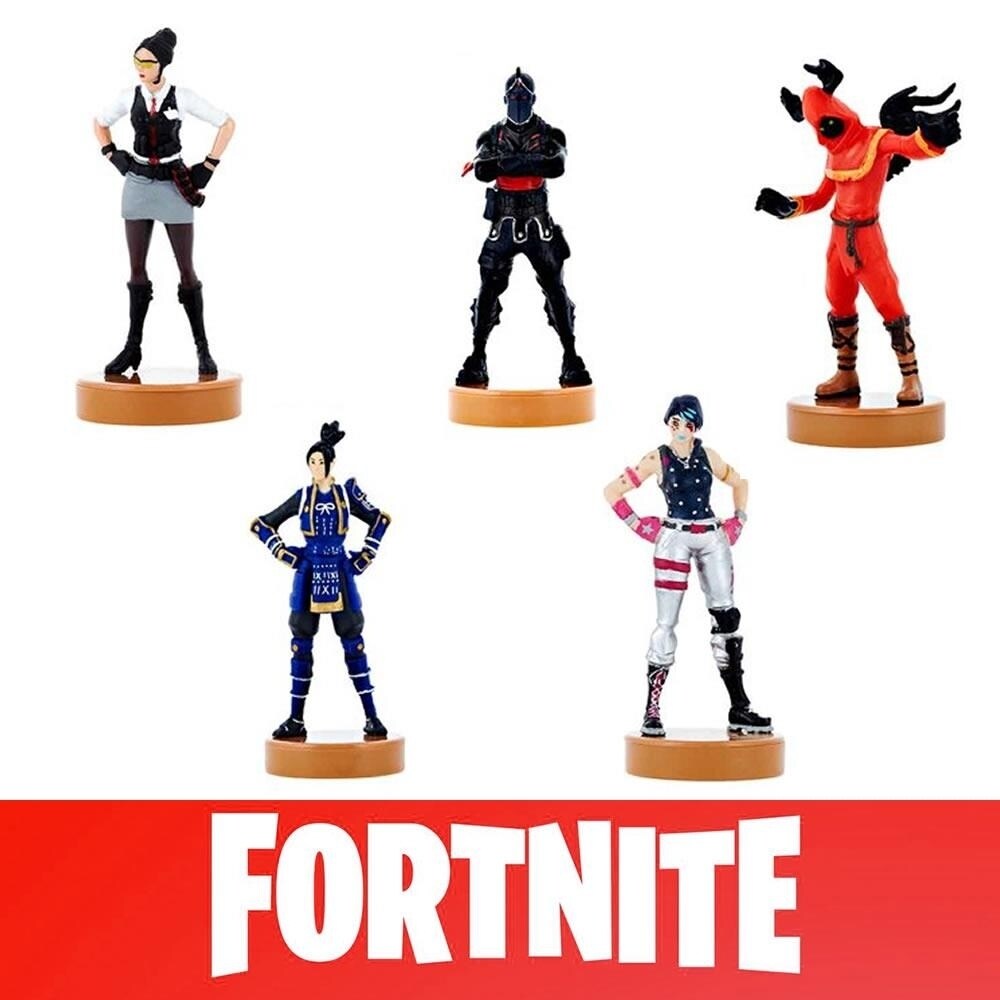 PMI International Fortnite Battle Royale Stampers 5pk Cake Toppers Series 2 Character Figures