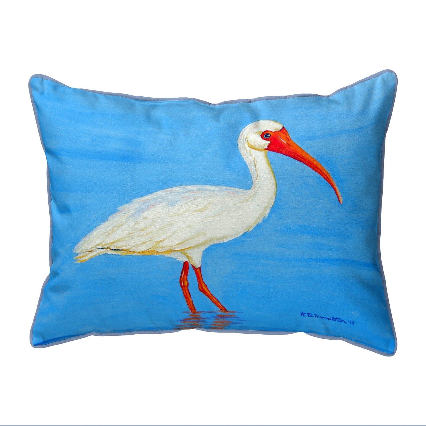 Cushion Cover Large White Outdoor Pillows Betsy Drake Posing White