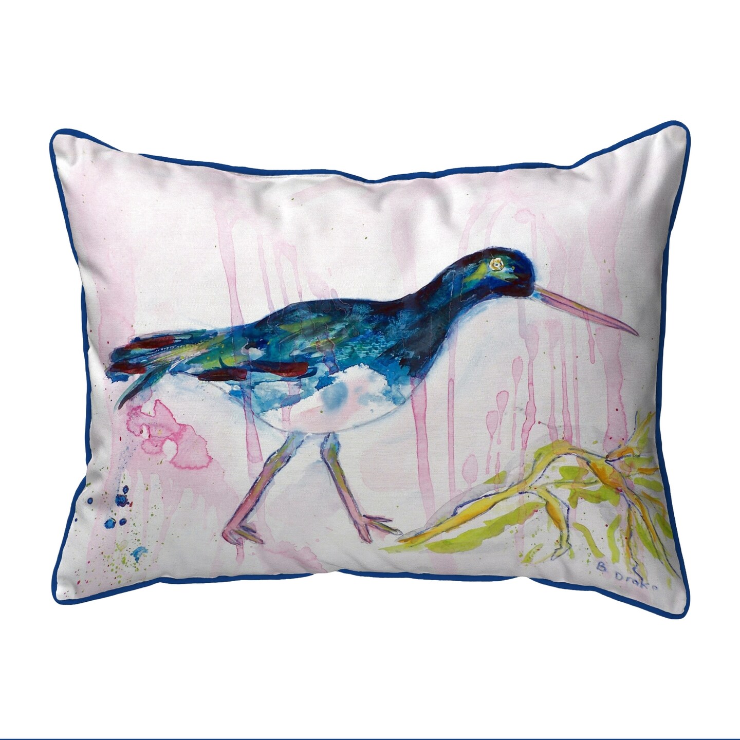 Betsy Drake Black Shore Bird Small Indoor/Outdoor Pillow 11x14 | Michaels