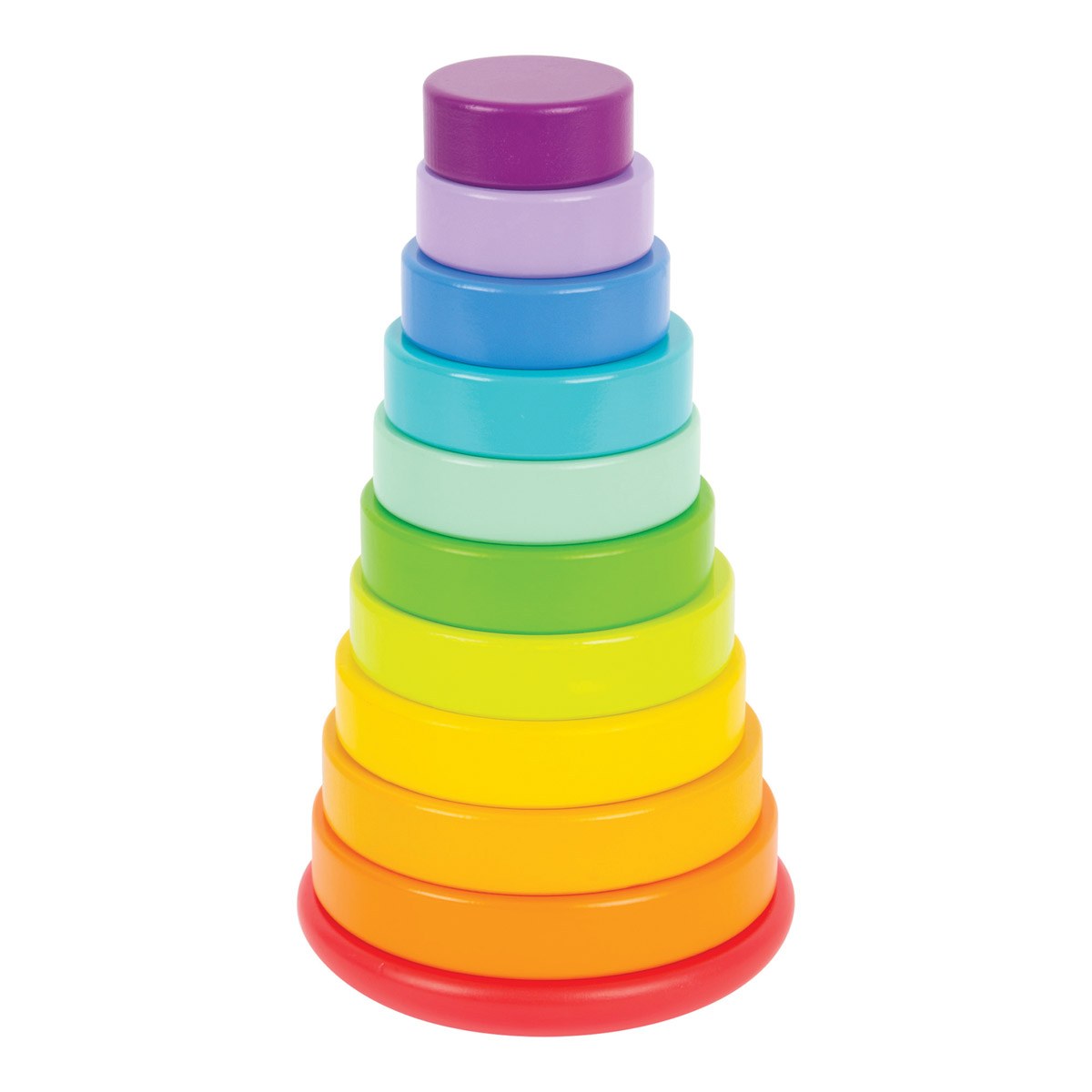Small Foot Wooden Rainbow Stacking Tower