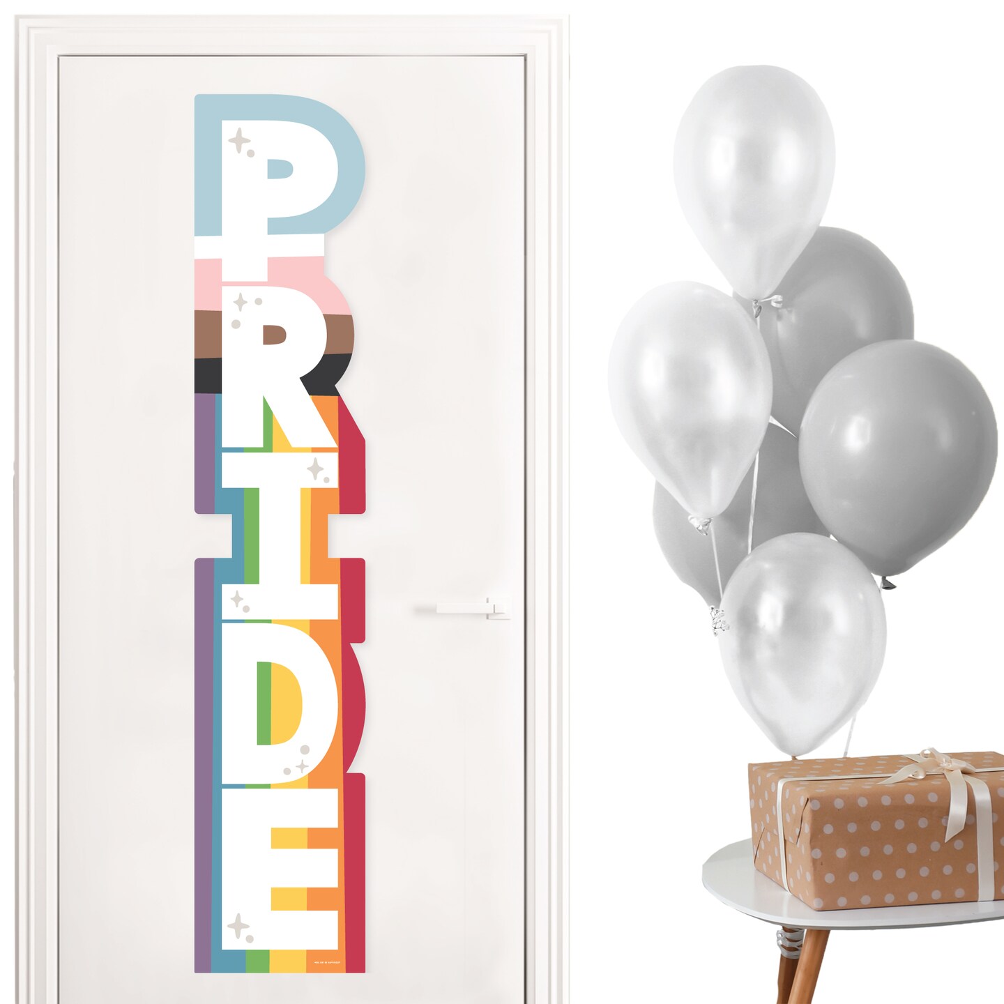 Big Dot of Happiness So Many Ways to Be Human - Pride Party Vertical Decoration - Shaped Banner