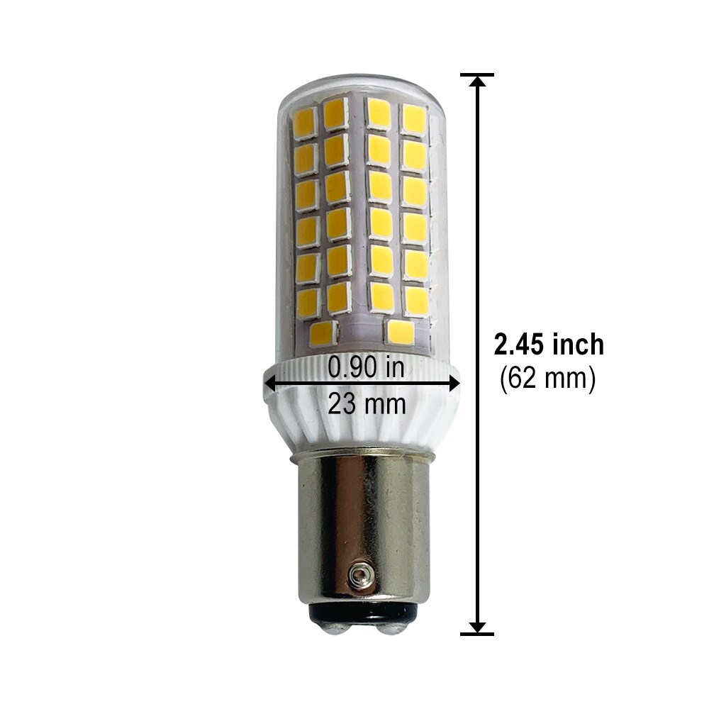 BulbAmerica 5W BA15D LED 600Lm 120V 2700K Warm White Dimmable Bulb