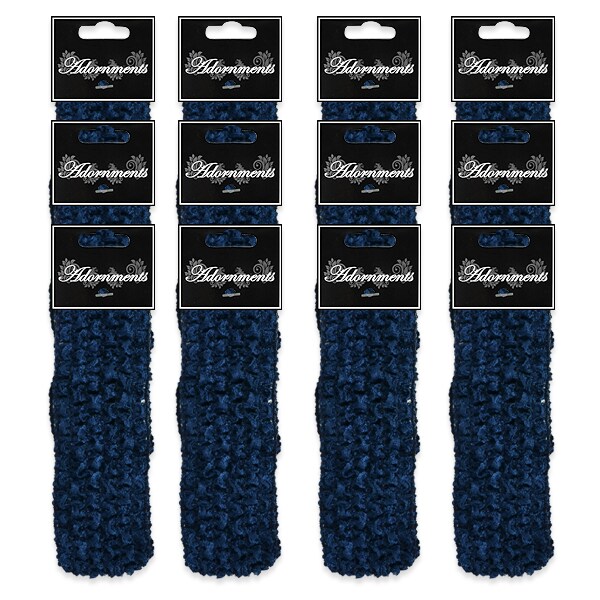 Pack of 12 Crochet Stretch Headbands – Versatile & Comfortable