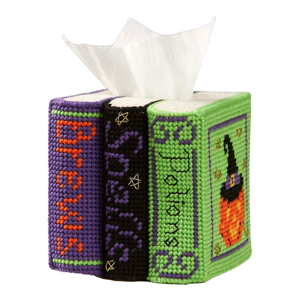 Herrschners® Spellbound Tissue Box Plastic Canvas Kit