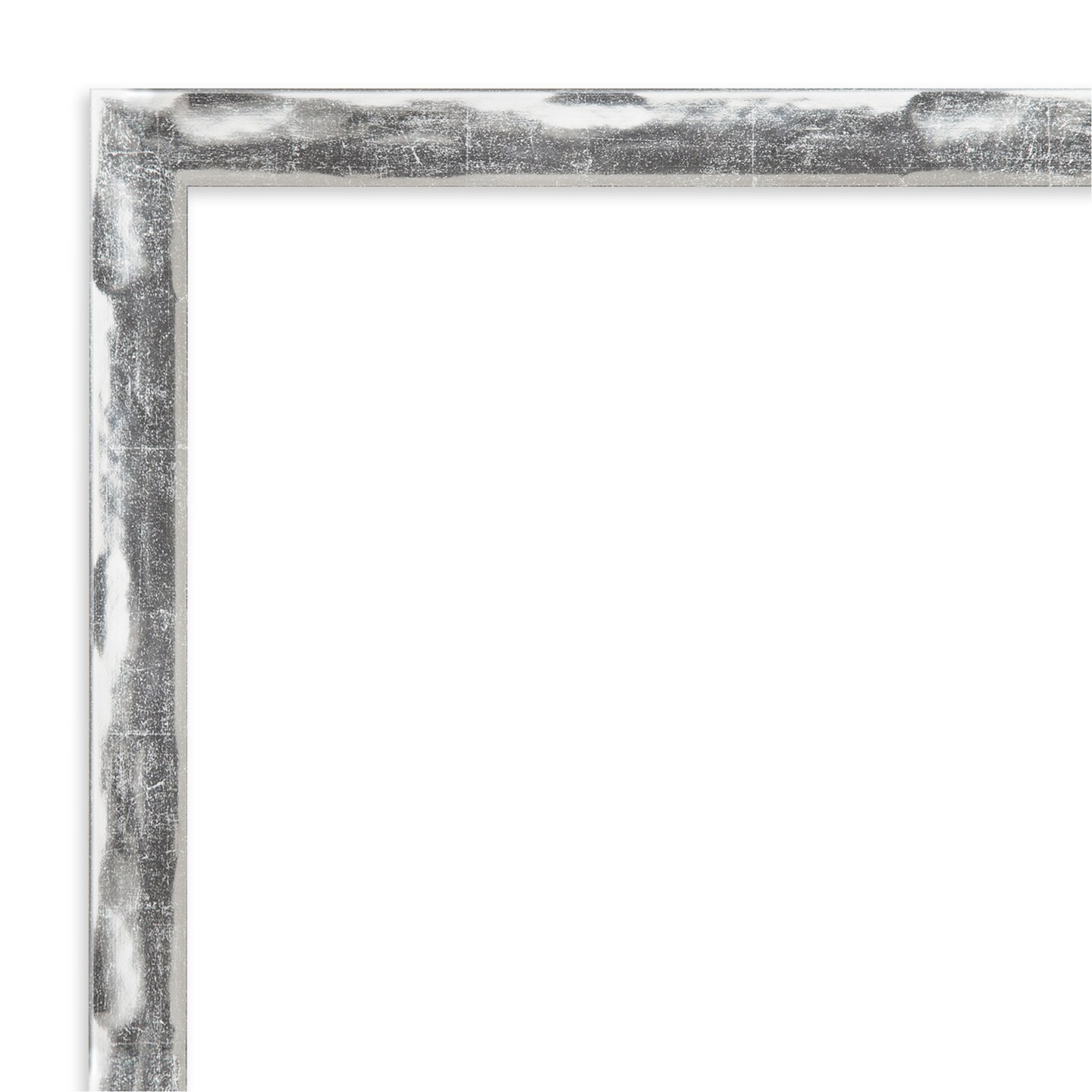 Scratched Wave Chrome Picture Frame, Photo Frame, Art Frame