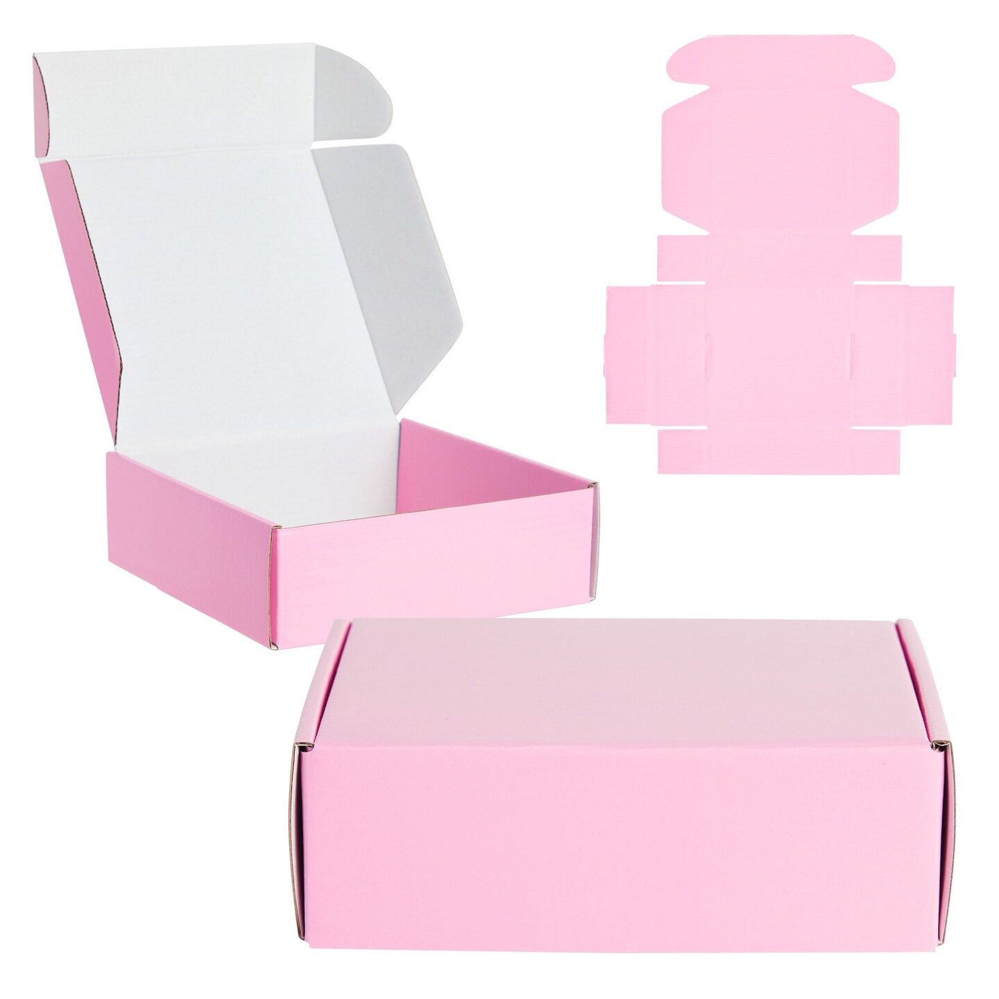 300 Pack 8 X 6 X 2 Inch Corrugated Cardboard Shipping Boxes - Made In USA