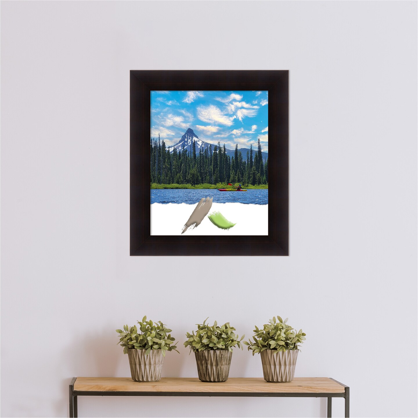 Portico Espresso Wood Picture Frame