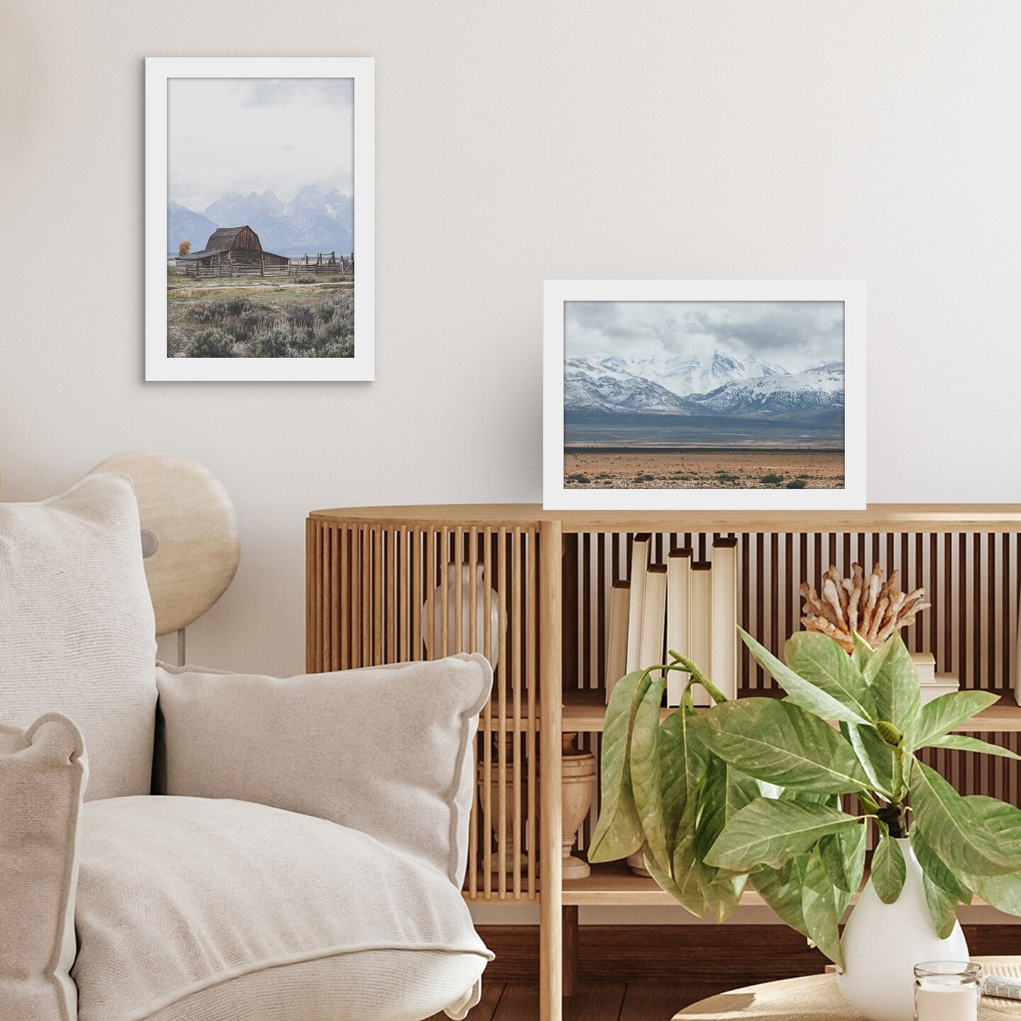 Americanflat Gallery Picture Frame - Photo Frame for Wall Decor - Shatter Resistant Glass - Adjustable Hanging Hardware - Includes Easel for Tabletop Display