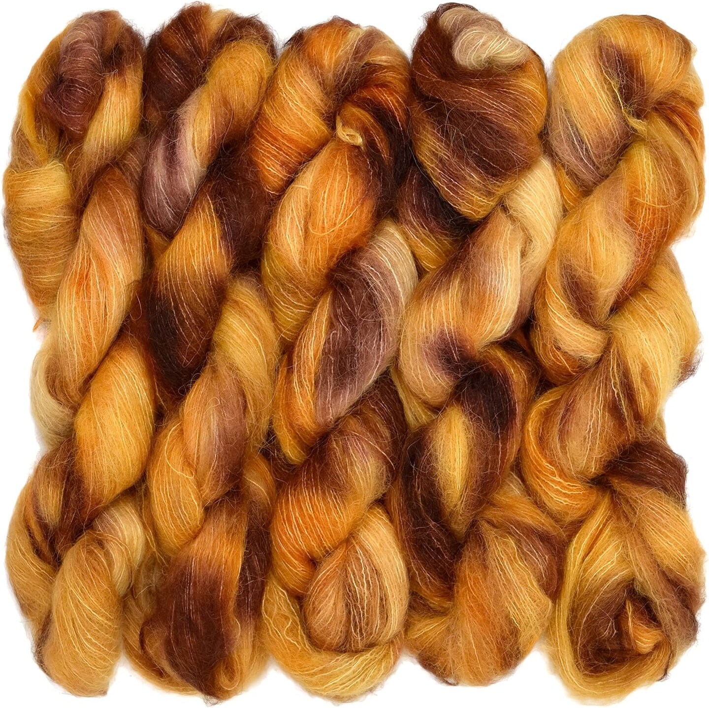 Suri Sensation Brushed Suri Alpaca: Super-Soft Lace Weight Yarn for Knit and Crochet, Non-Itchy, Pacific Northwest Hand Dyed.