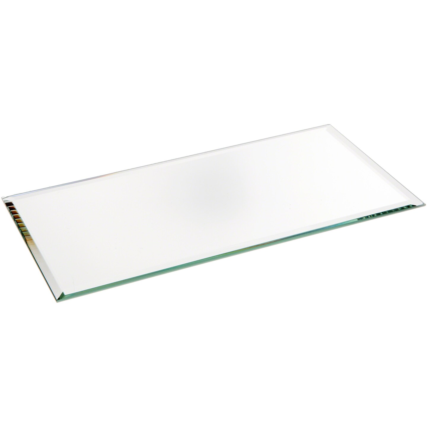 Plymor Rectangle 3mm Beveled Glass Mirror, 4 inch x 8 inch