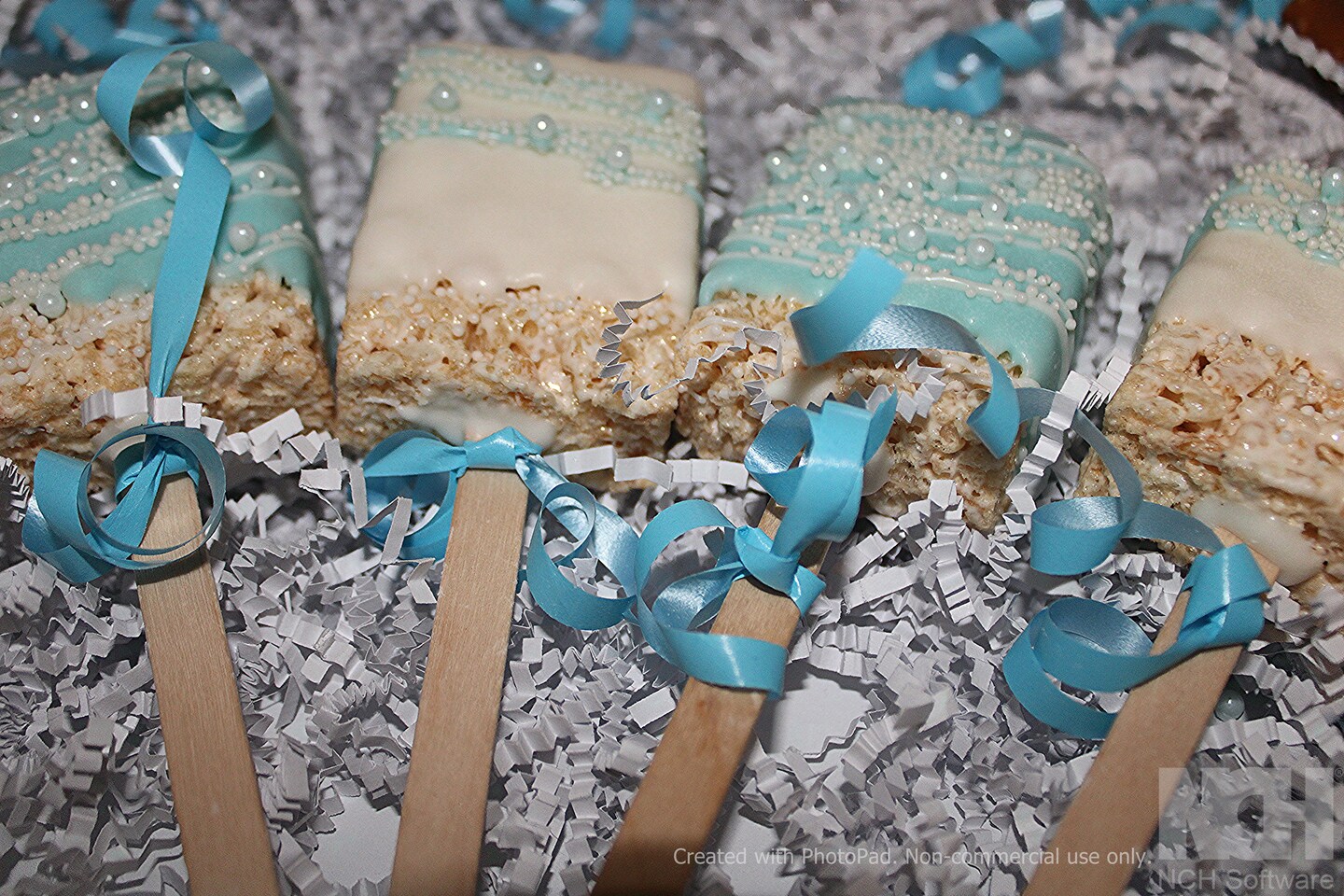 50th Birthday, Peacock Theme Chocolate Covered Rice Krispy Treats, Quinceanera 2024 Favors, Birthday Treats, Party Favors, Tea Party Favors