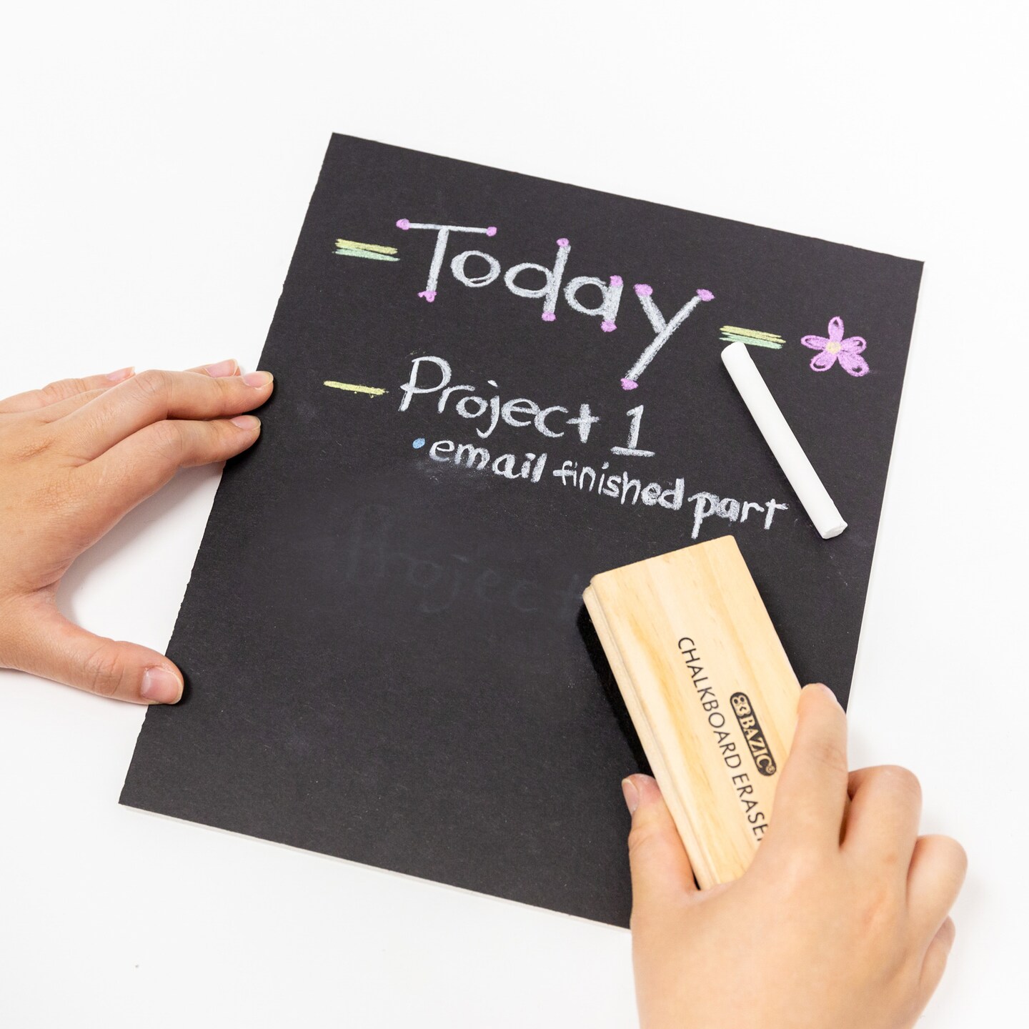 BAZIC Felt Chalkboard/Whiteboard Eraser