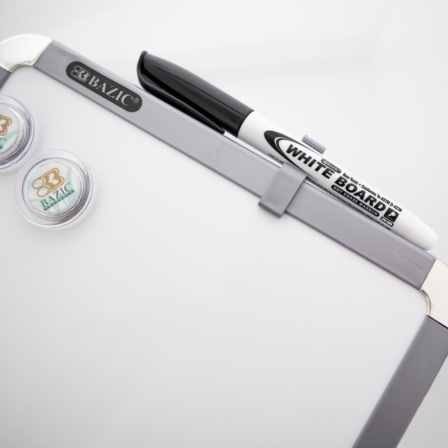 BAZIC CLASSIQUE Magnetic Dry Erase Board 8.5" X 11" w/ Marker & 2 Magnets