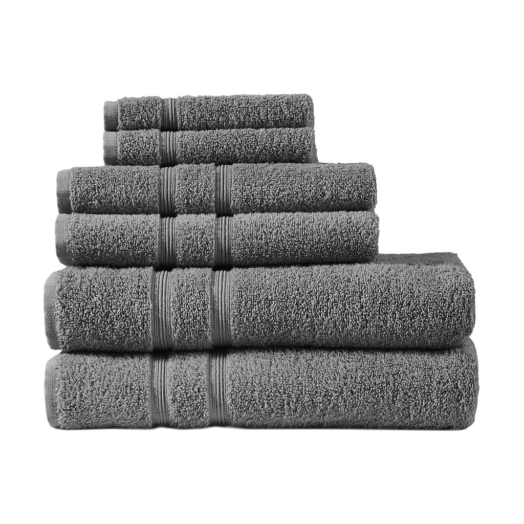 Gracie Mills   Kairos 500 gsm 6-Piece Turkish Cotton Towel Set - GRACE-13925