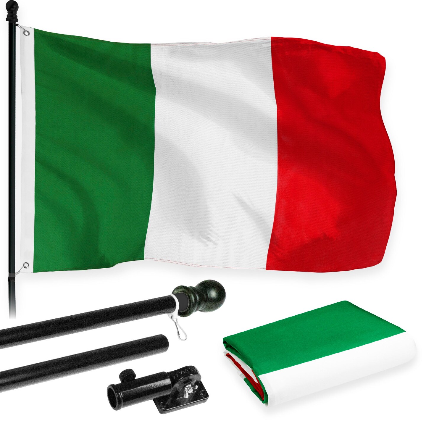 Bandiera Italiana 3x5 FT (90x150 Cm) In Poliestere 150D – G128