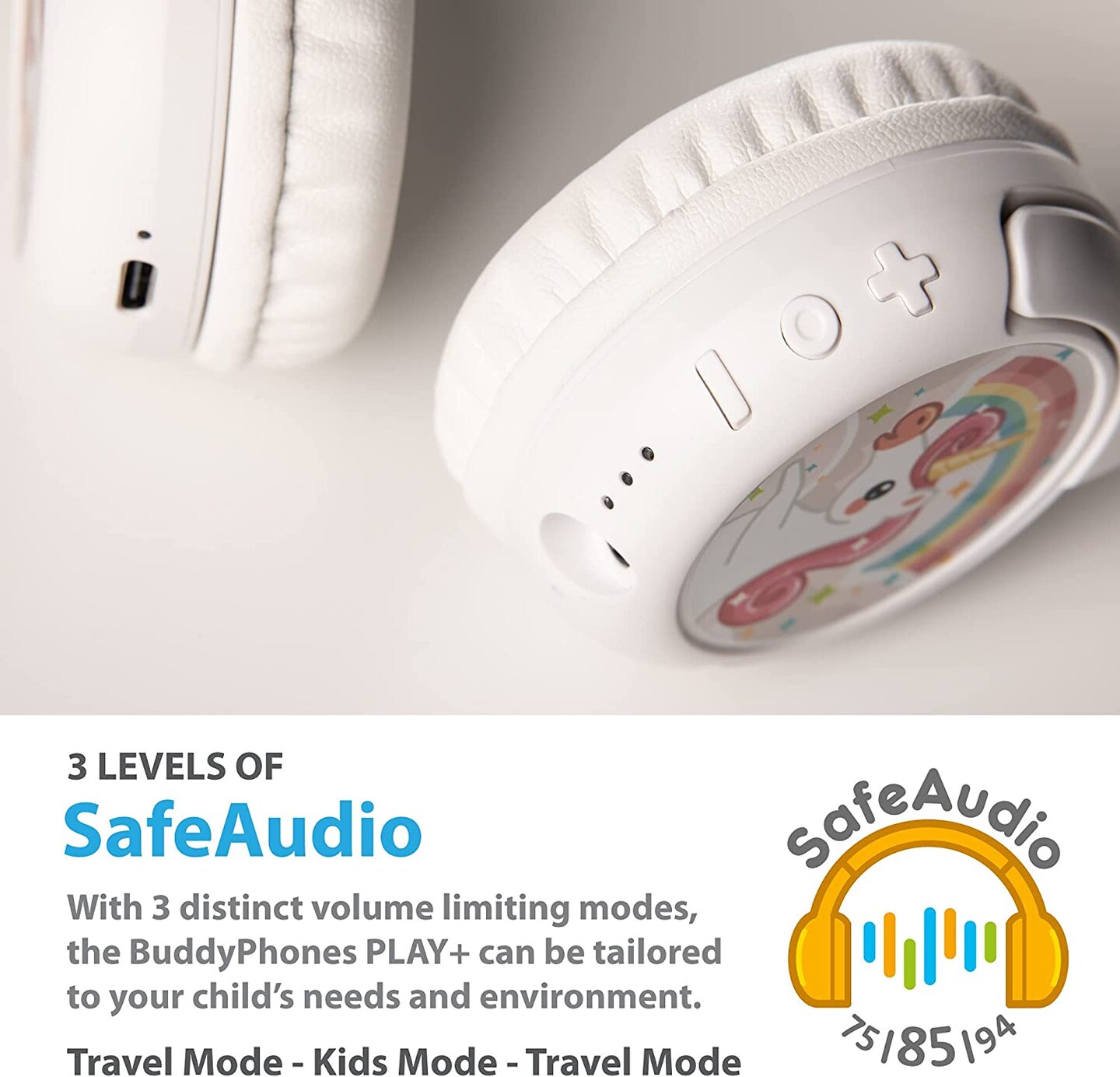 BuddyPhones Play Plus, Cool Blue