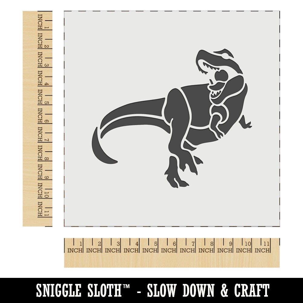 tyrannosaurus-rex-dinosaur-roaring-wall-cookie-diy-craft-reusable-stencil-michaels