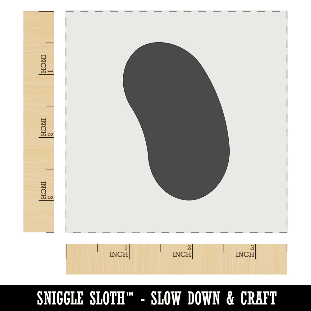 Jelly Bean Solid Wall Cookie DIY Craft Reusable Stencil