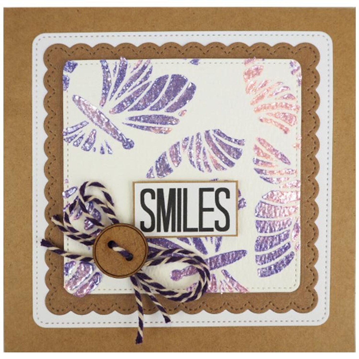 Creative Expressions  7&#x22; X 7&#x22; Artist Trading Stencil Stencil Butterfly Net