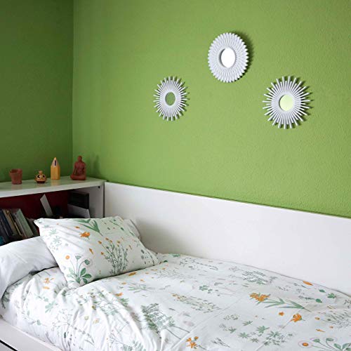 3 Pack Wall Mirrors White Mirrors for Home Decor, Bedroom Decor &#x26; Room Decor | White Wall Mirror Round Minimalist | Circle Mirror, Vintage &#x26; Chic Round Mirror - Gifts for Women, Mums