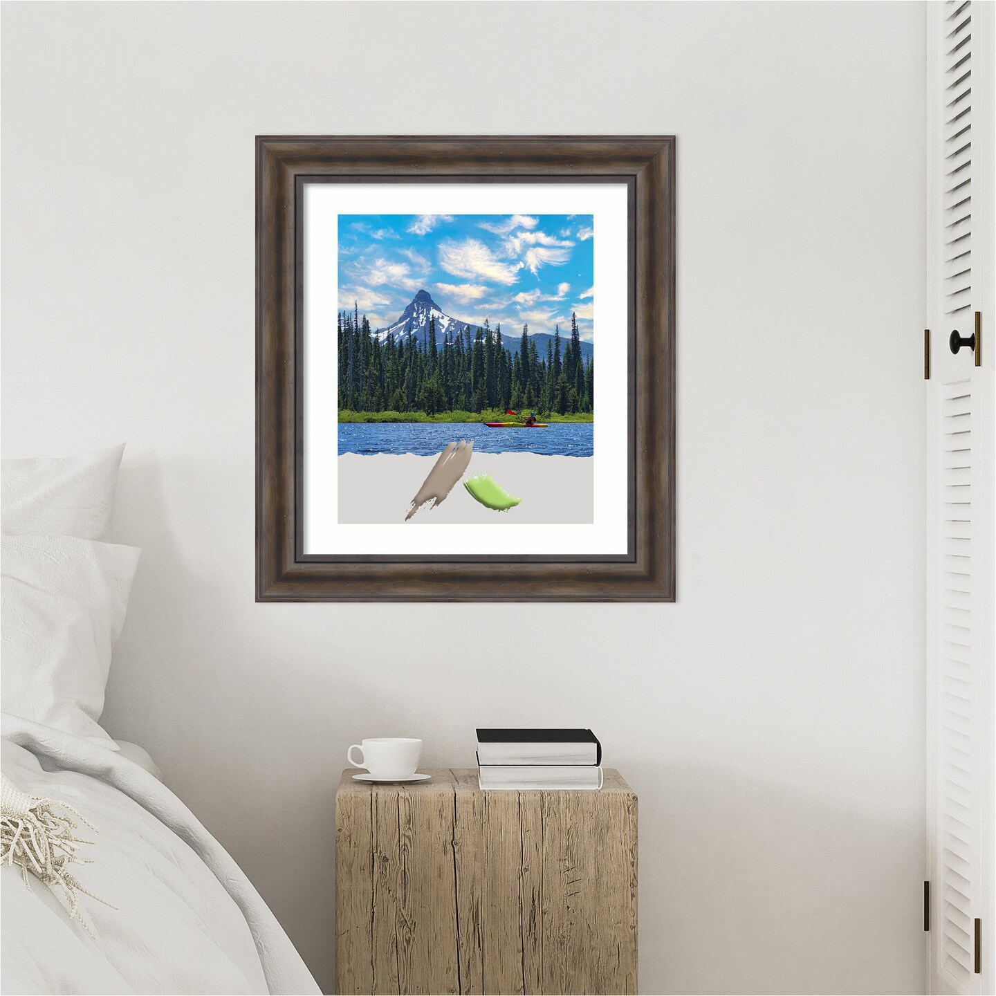 Rustic Pine Wood Picture Frame, Photo Frame, Art Frame