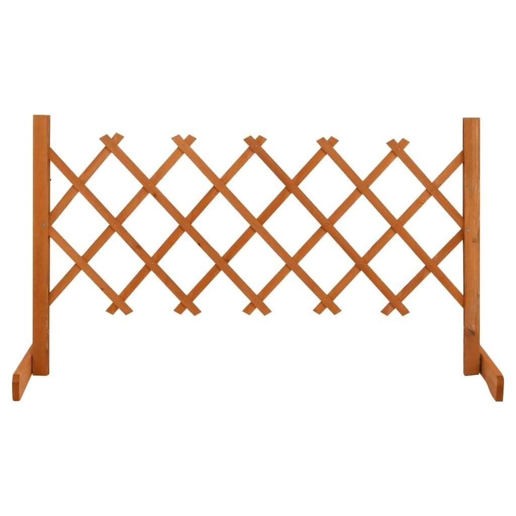 SKUSHOPS Garden Trellis Fence Orange 47.2&#x22;x23.6&#x22; Solid Firwood