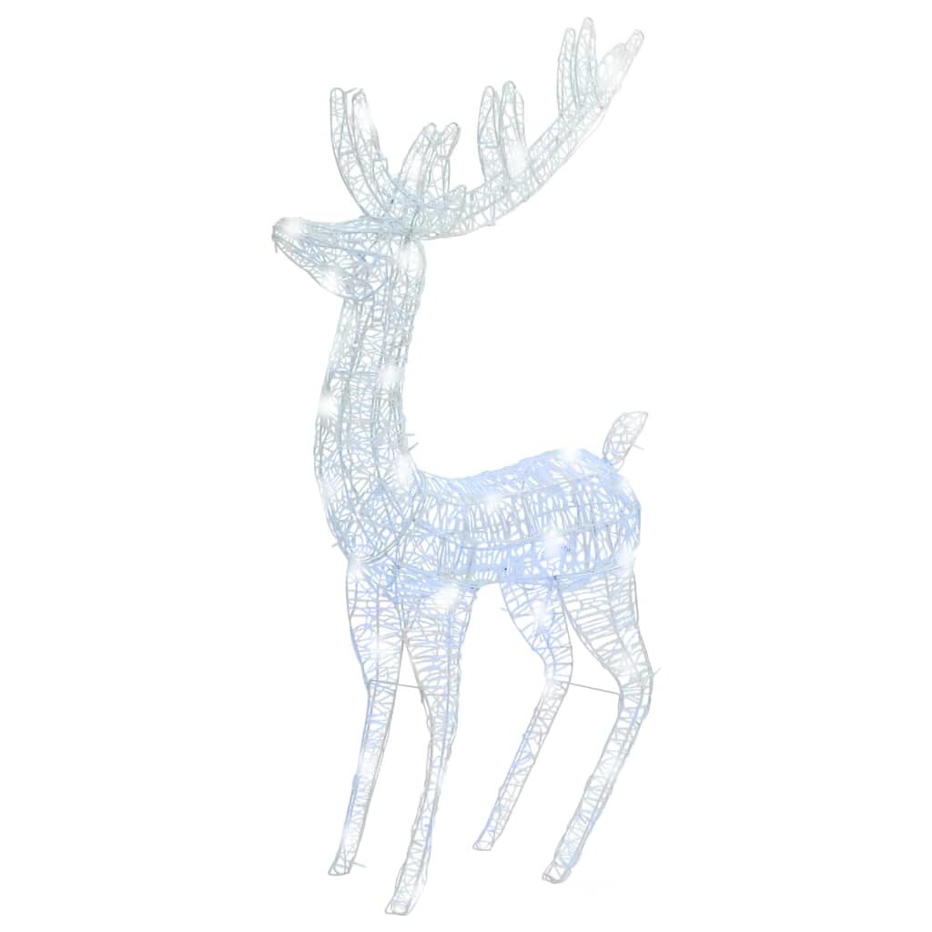 Acrylic Christmas Reindeers 250 LED 2 pcs 70.9&#x22;