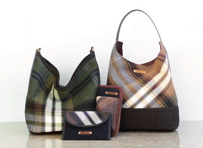 [Kit] Byhands DIY Kit Series - Madras Logan Hobo Bag (BYP-1490 )