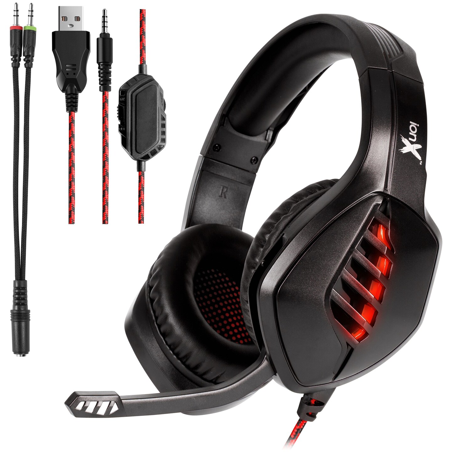 Professional Wired Gaming Headset Compatible with Windows macOS