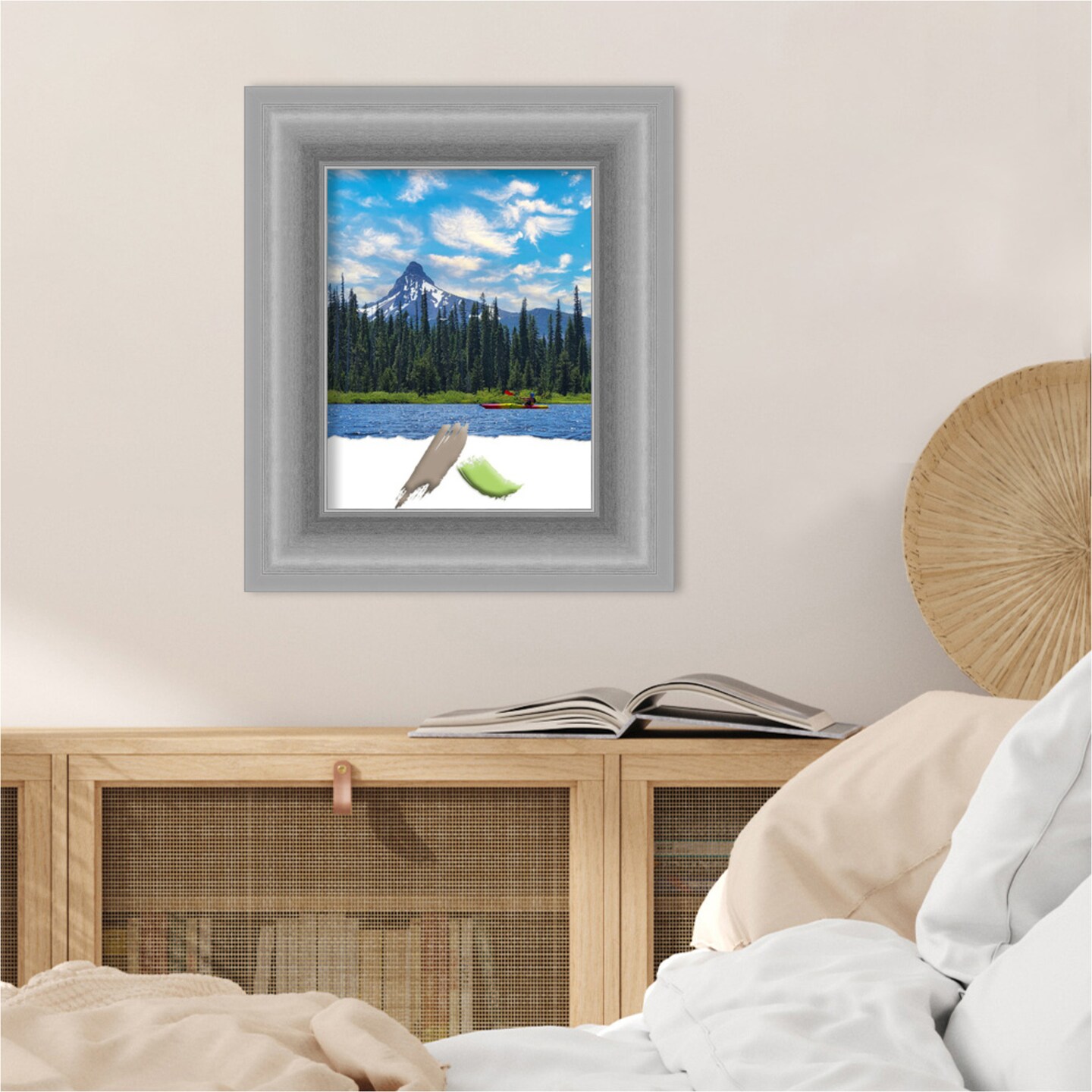 Peak Polished Nickel Picture Frame, Photo Frame, Art Frame
