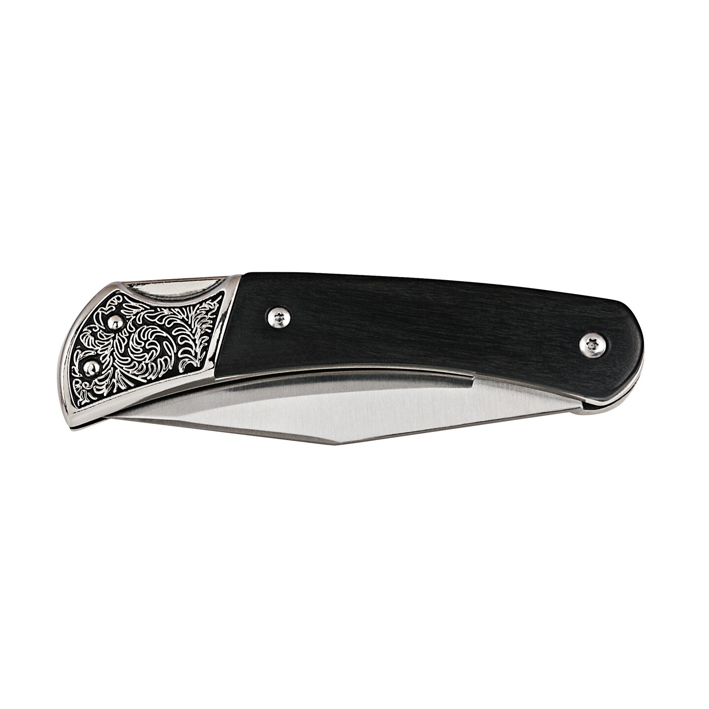 1800&#x27;s Indian Head Penny Wood Pocket Knife With Engravable Plate