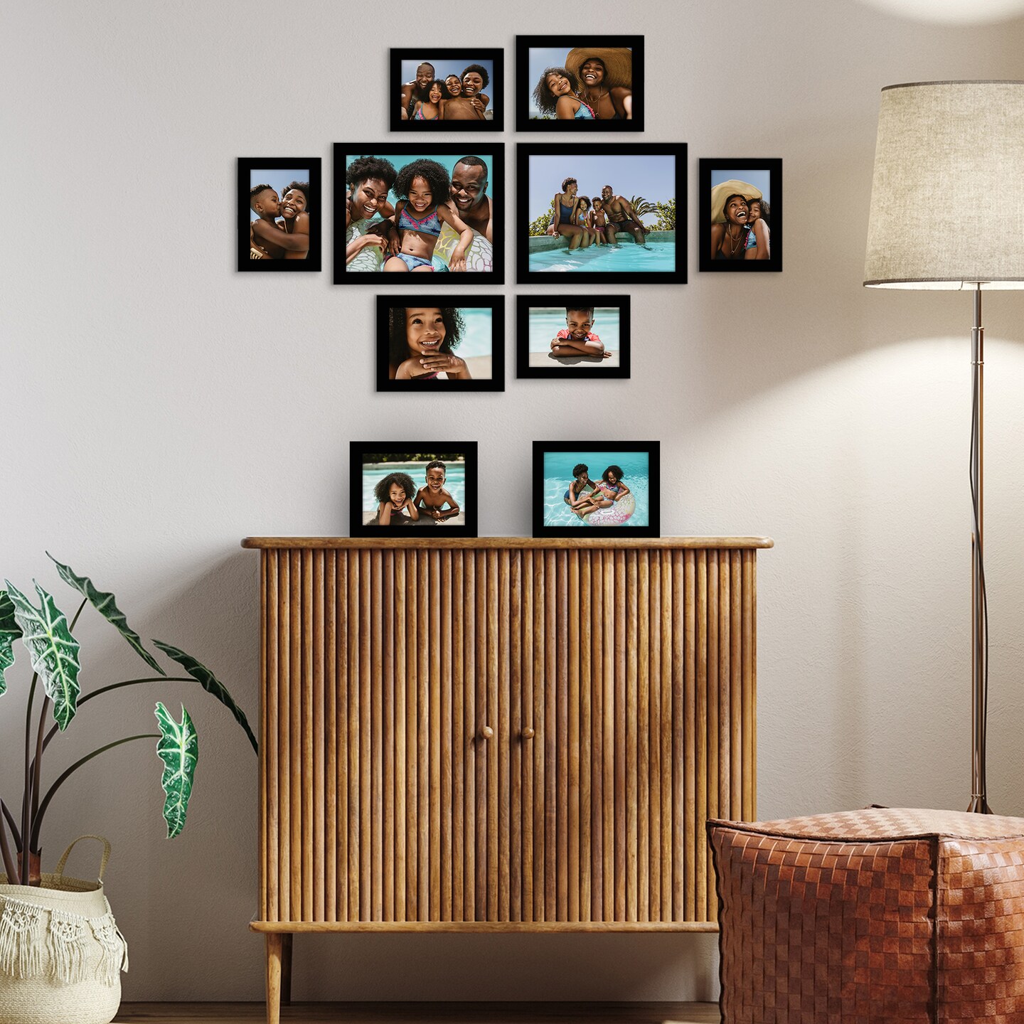 Americanflat Set Of 10 Picture Frames - Gallery Wall 8x10, 5x7