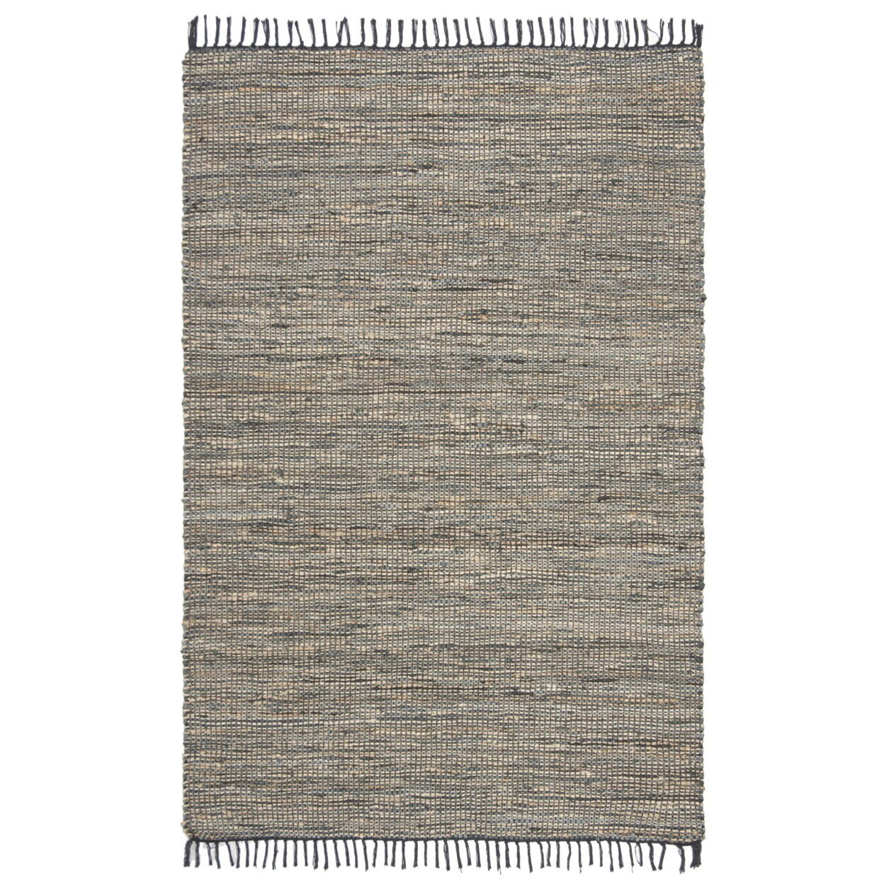 Safavieh Vintage Leather Vtl203F Handwoven Grey Rug Traditional Flat Weave Rug